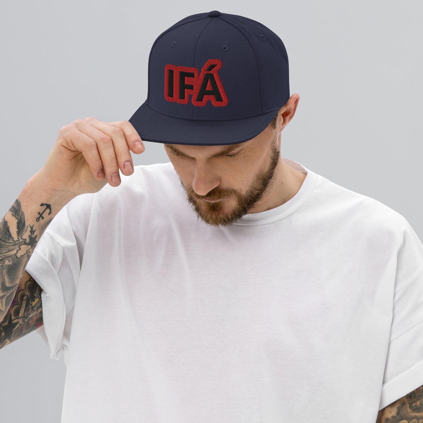 IFÁ Red 4 Snapback Hat