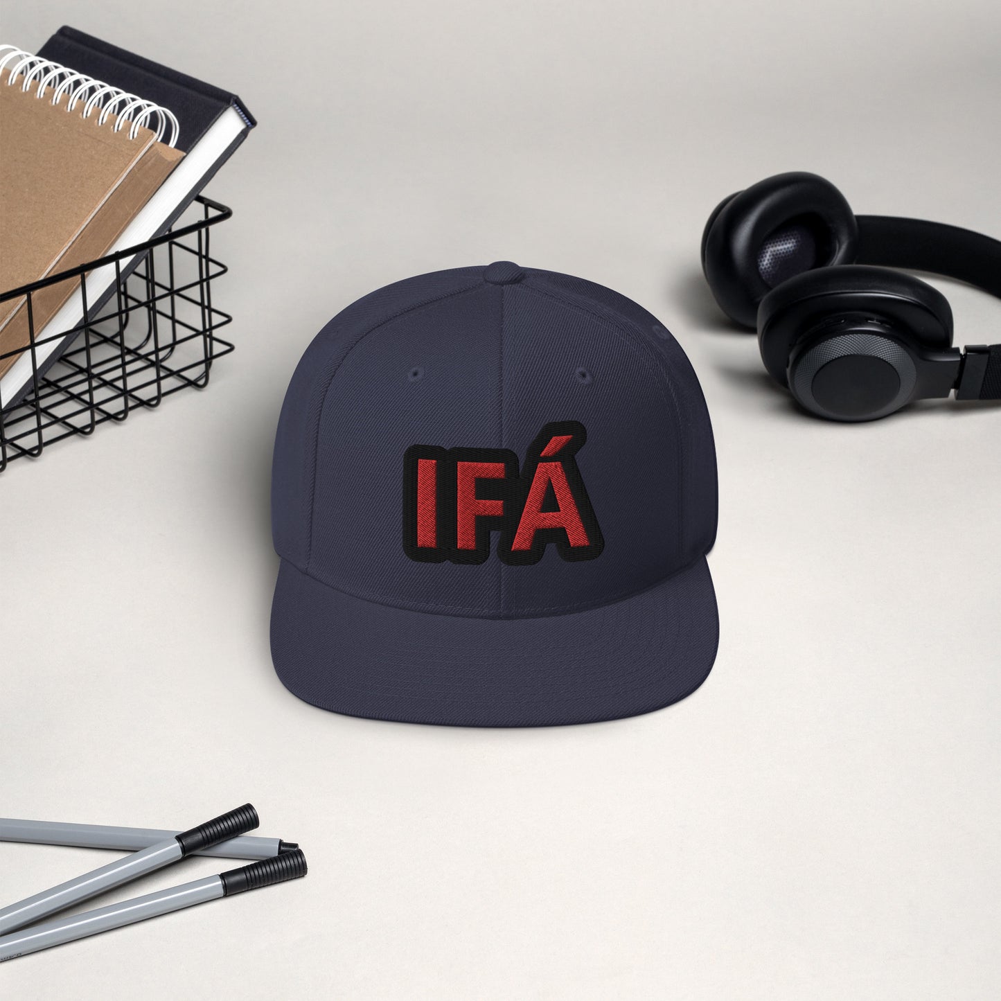 IFÁ Red 3 Snapback Hat