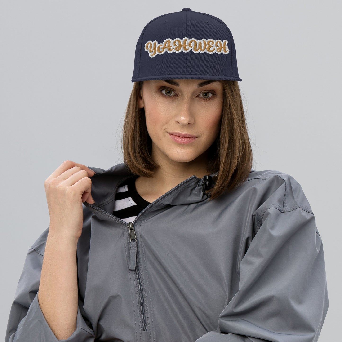Yahweh 1 Reverse Script Snapback hat