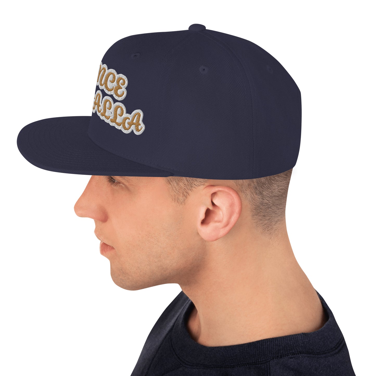 VENCE BATALLA Reverse Script Snapback hat