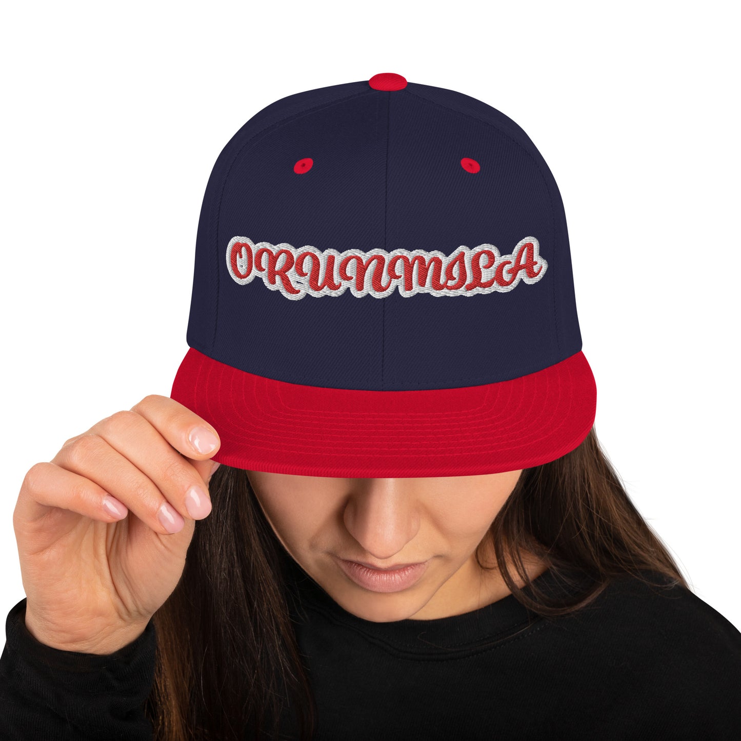 Orunmila Ájé Ju Ogun 5 Reverse Script Snapback Hat