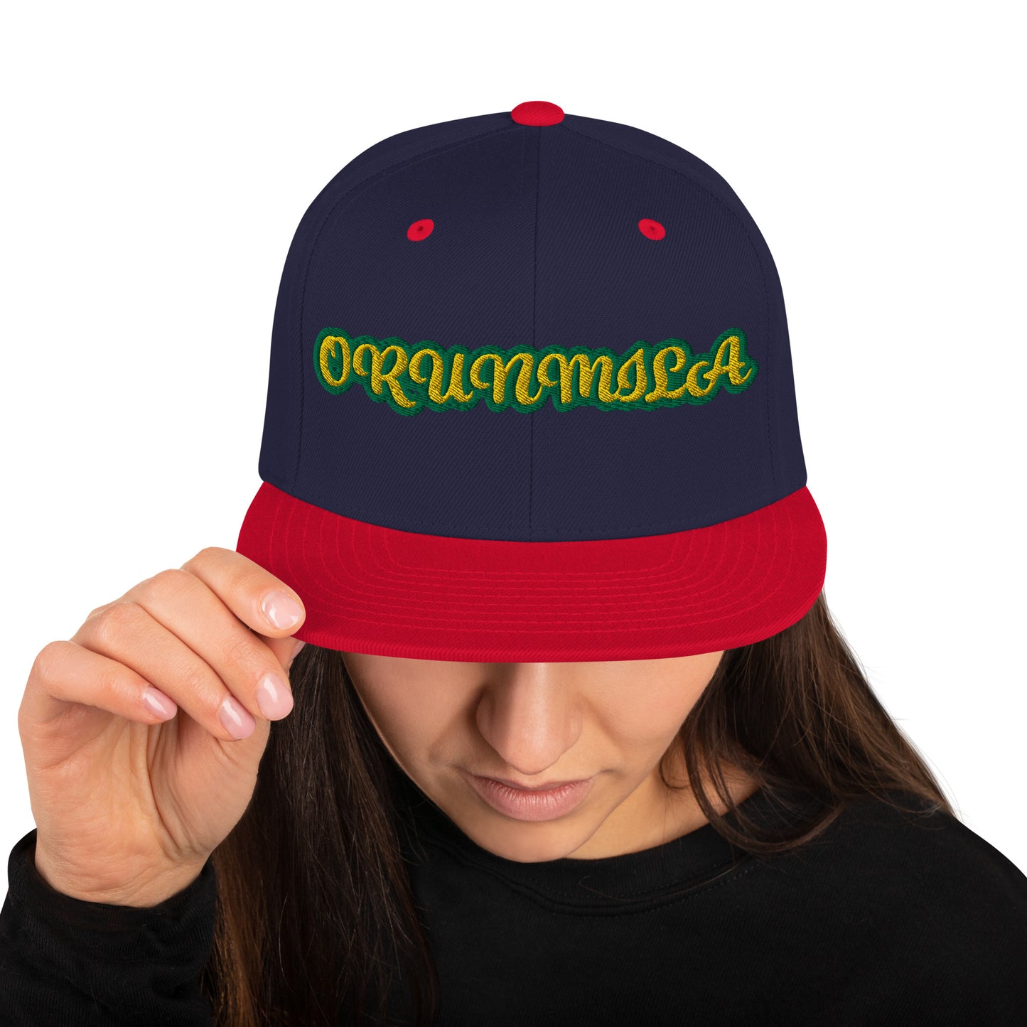 Orunmila Lucumi Reverse Script Snapback Hat