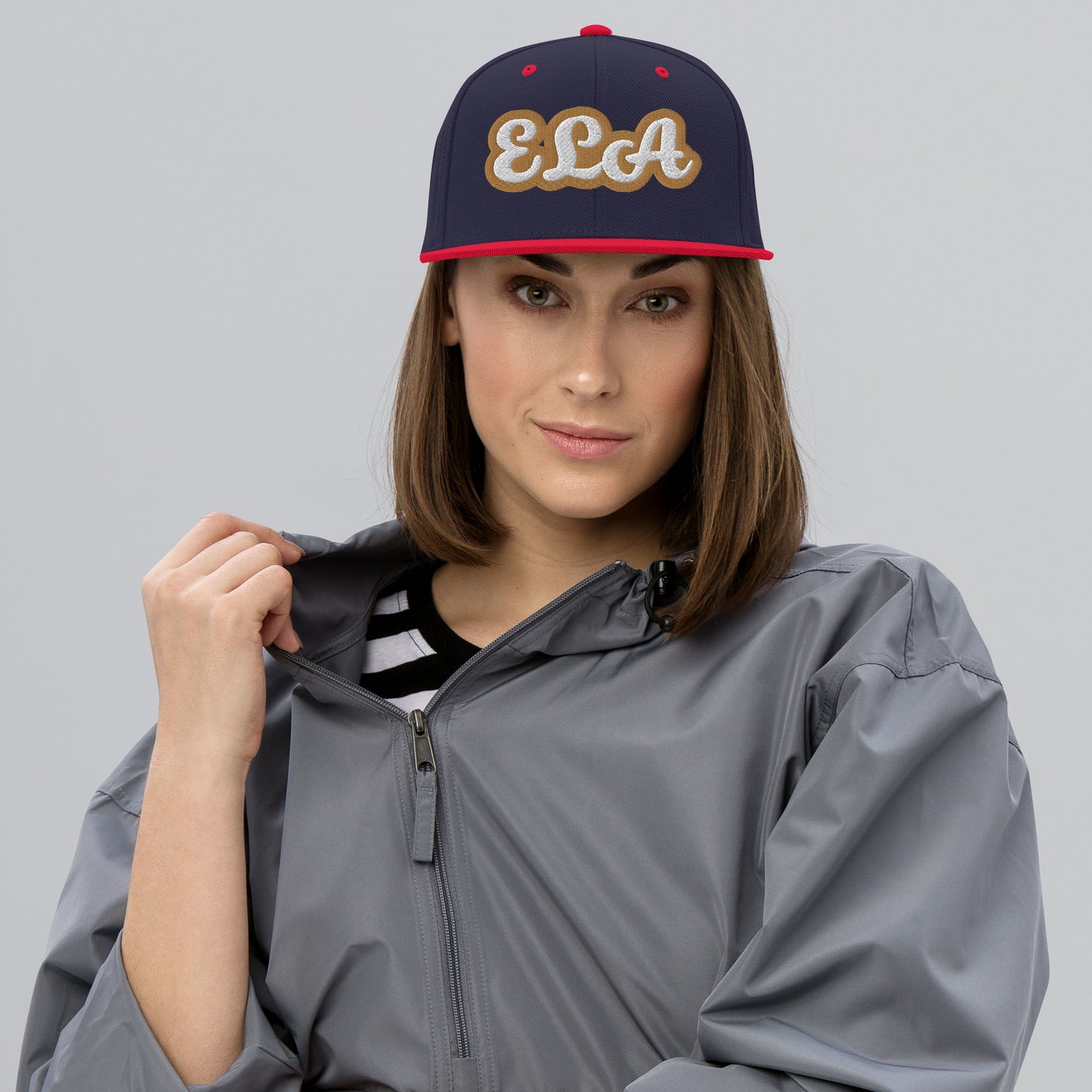 ELA Script Snapback Hat