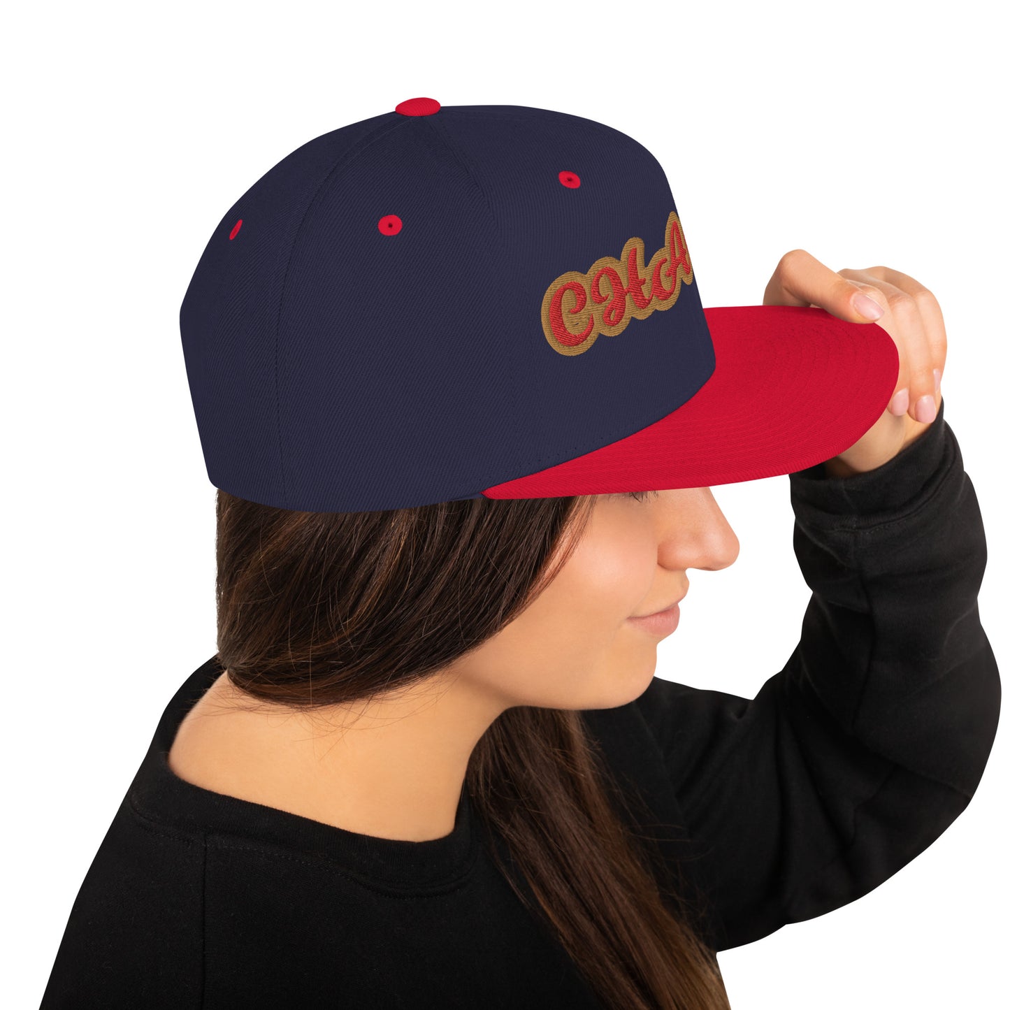 Chango Oro 1 Script Snapback Hat