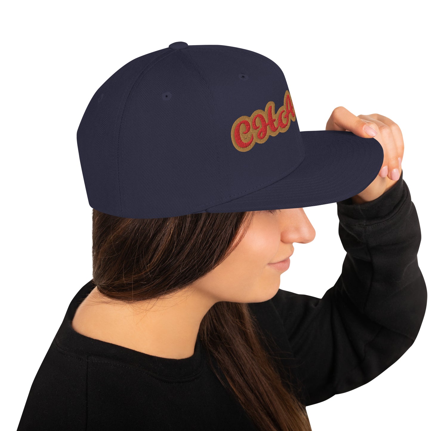 Chango Oro 1 Script Snapback Hat