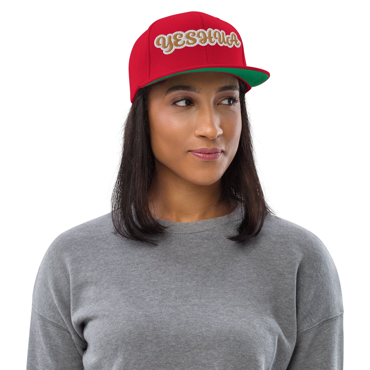 Yeshua 1 Reverse Script Snapback hat