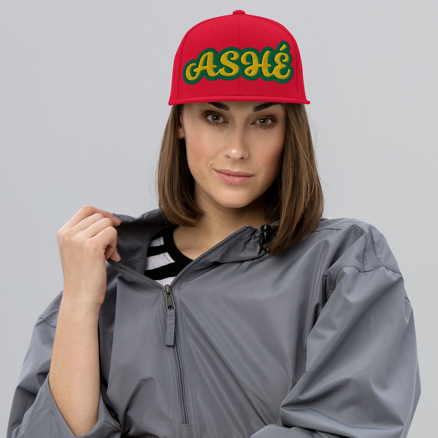 Ashé Lucumi Reverse Script Snapback hat