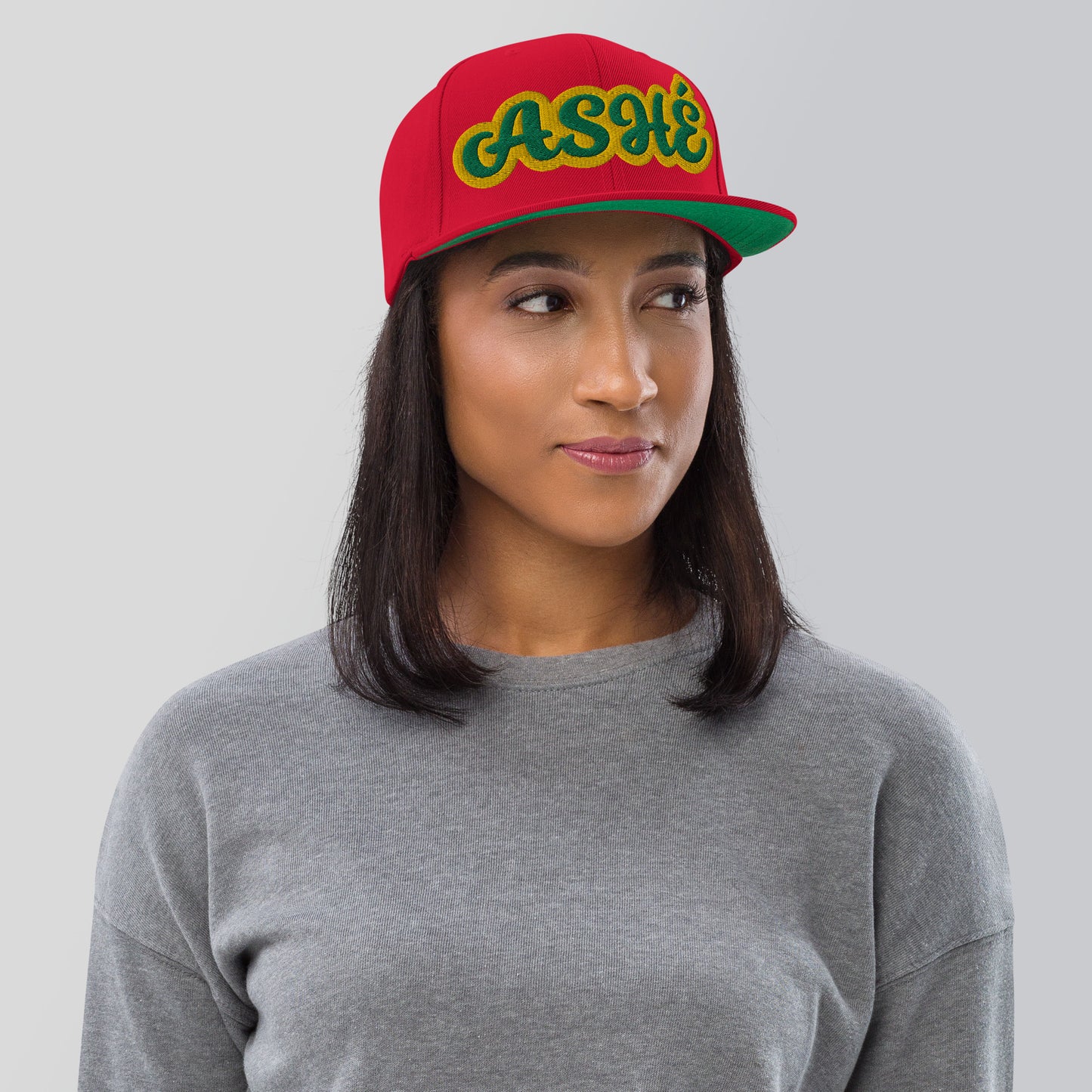 Ashé Lucumi Script Snapback hat