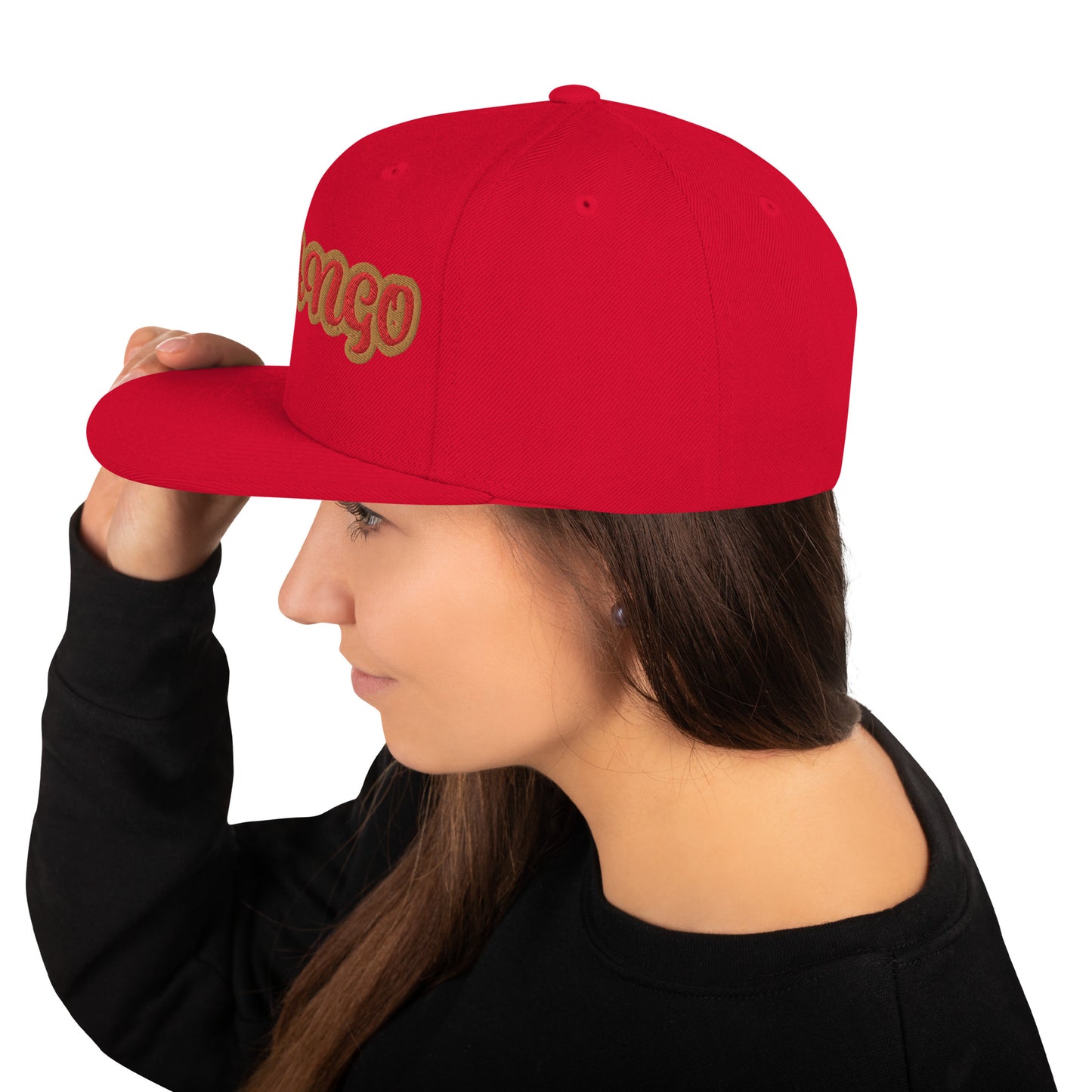 Chango Oro 1 Script Snapback Hat
