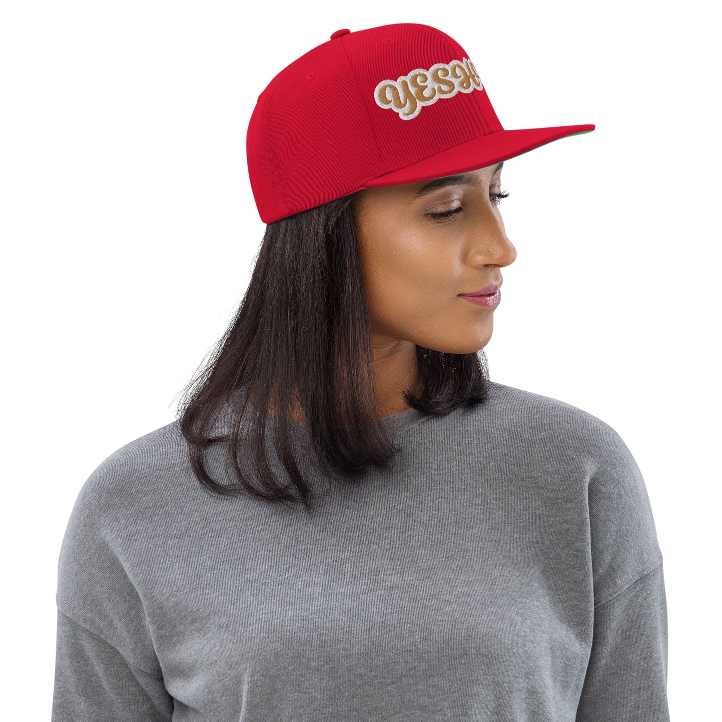 Yeshua 1 Reverse Script Snapback hat