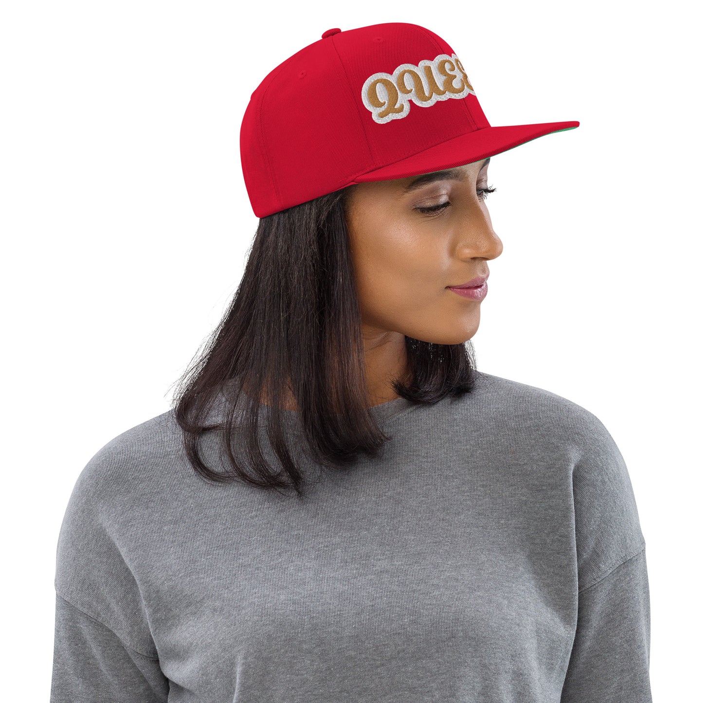 Queen Reverse Script Snapback hat
