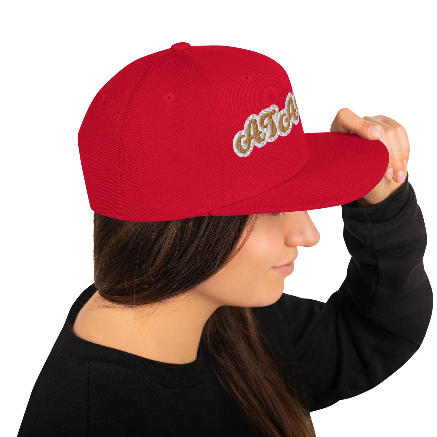 ATABEY 1 Reverse Script Snapback hat