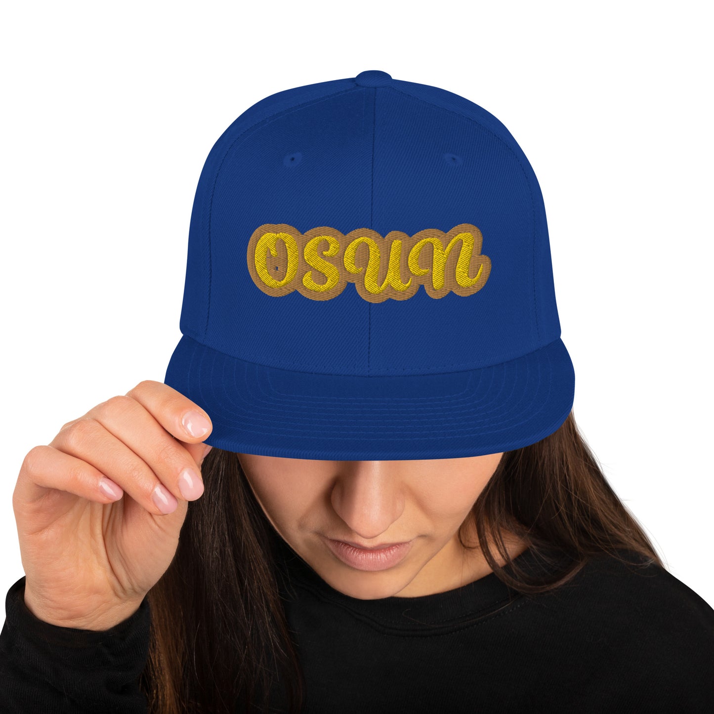 Osun Isese Script Snapback Hat