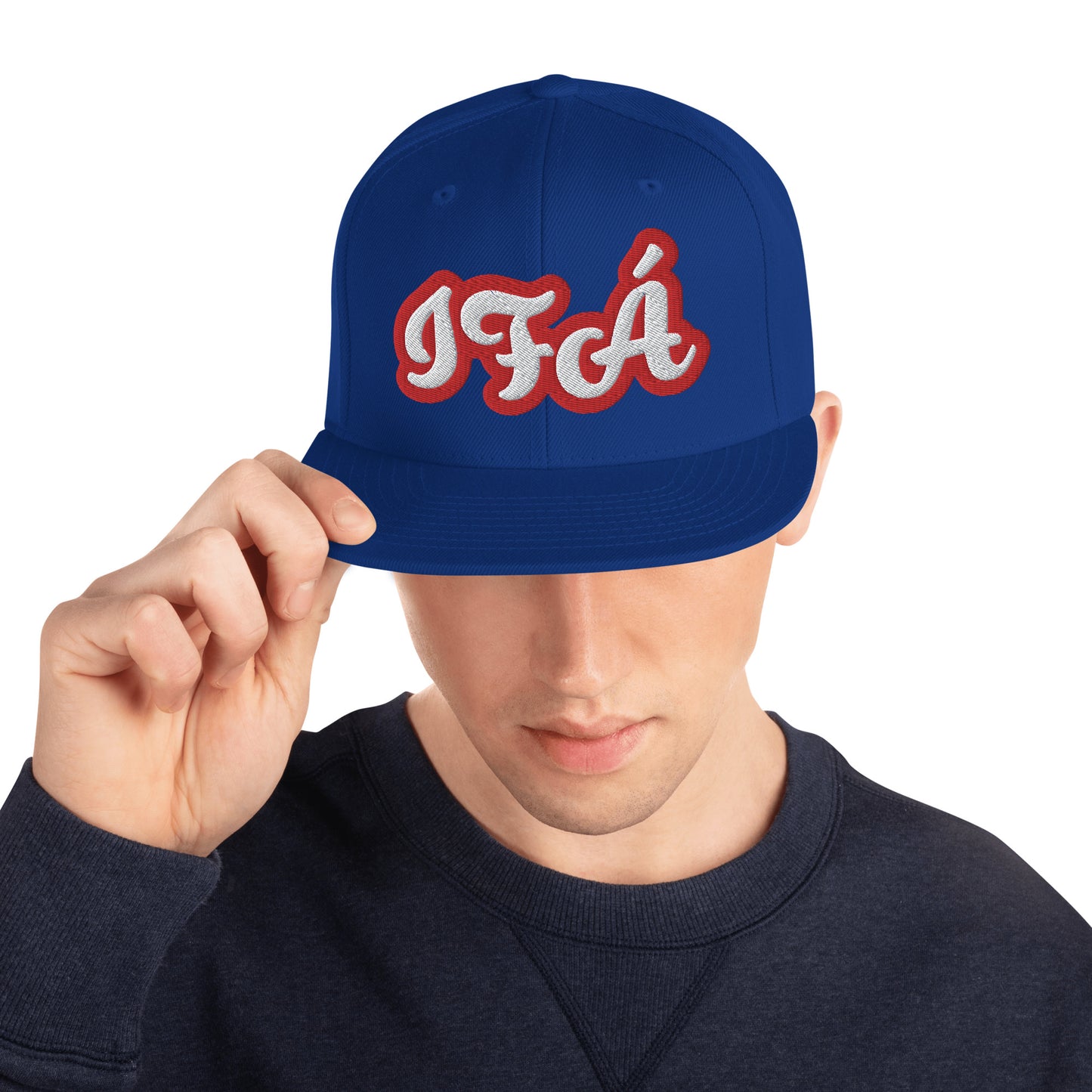 IFÁ Red 5 Script Snapback Hat