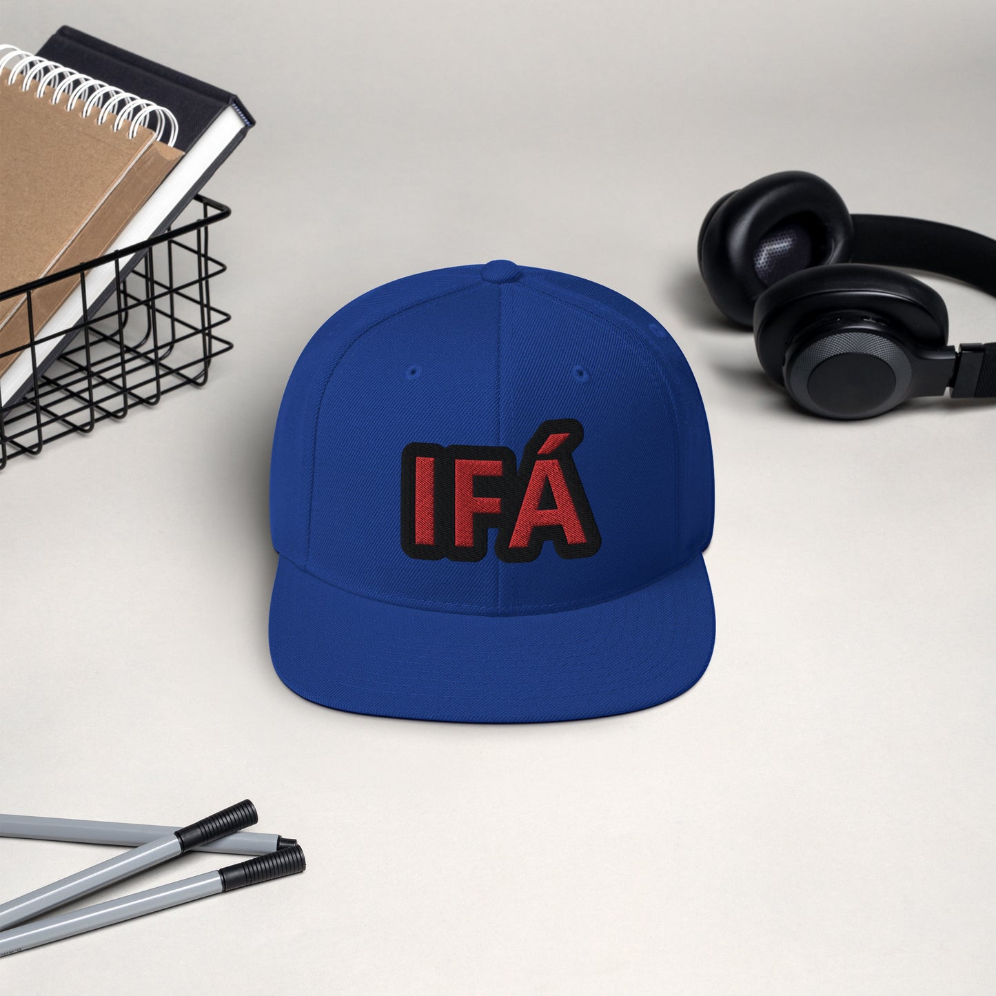 IFÁ Red 3 Snapback Hat