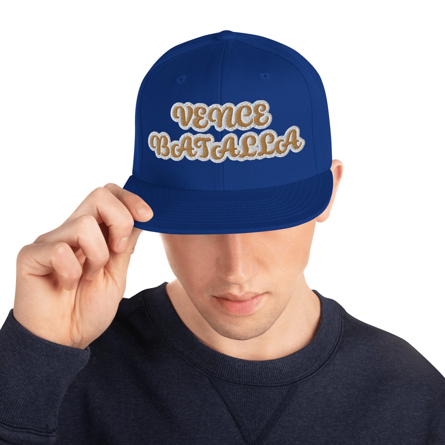 VENCE BATALLA Reverse Script Snapback hat