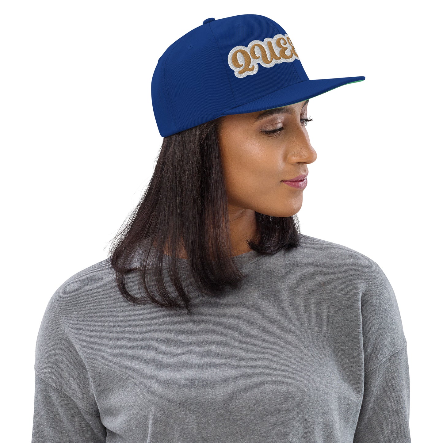 Queen Reverse Script Snapback hat