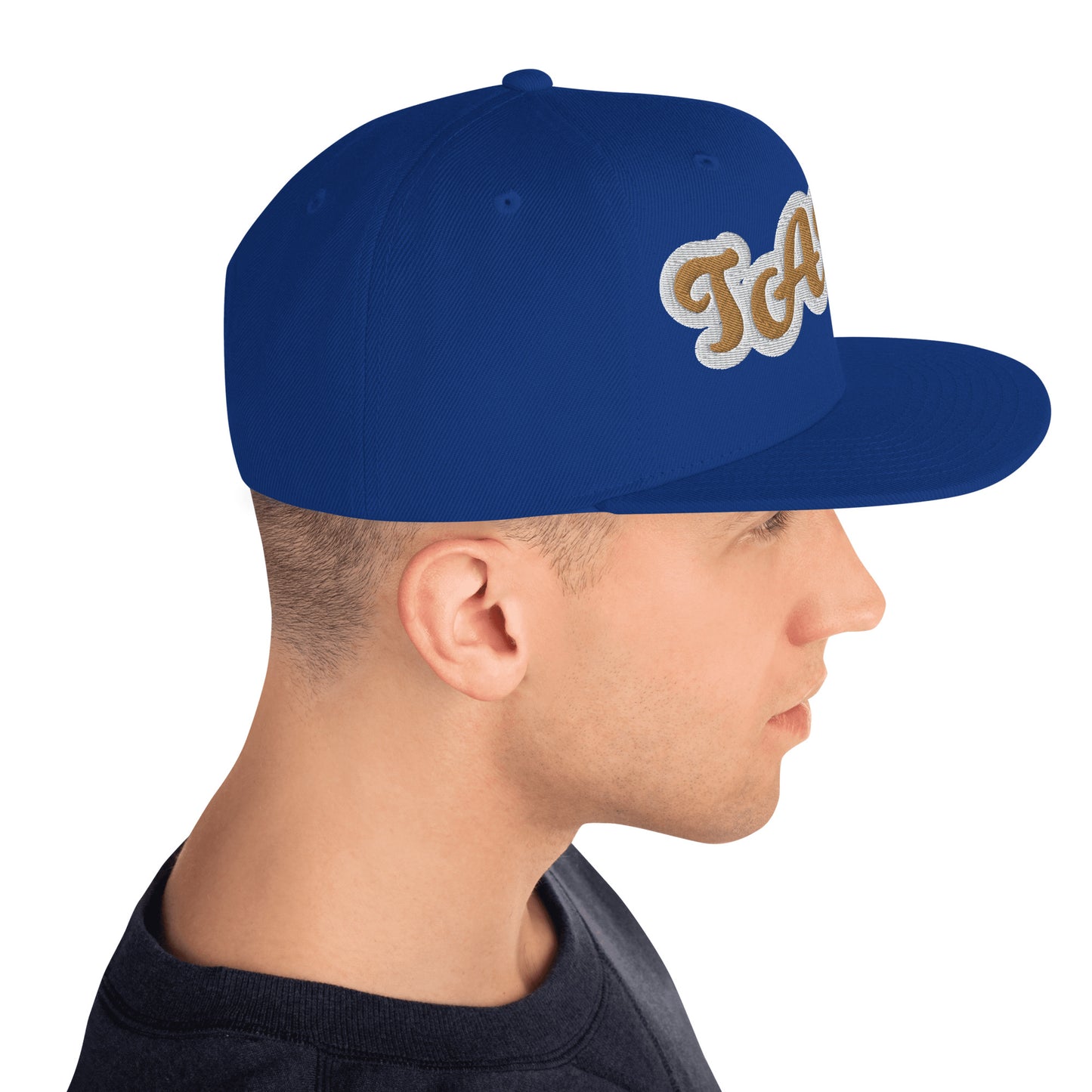 TATA Reverse Script Snapback hat