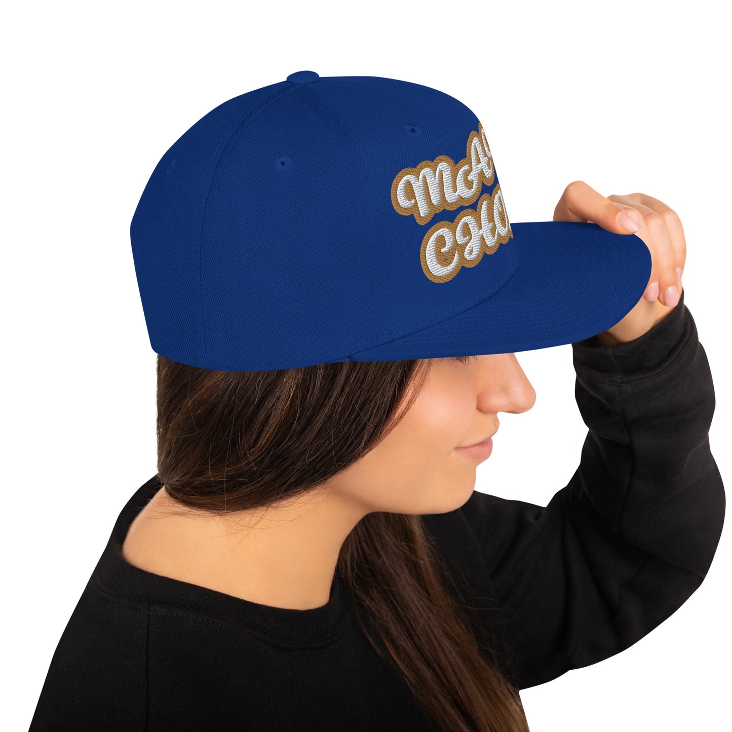 MAMA CHOLA Script Snapback hat