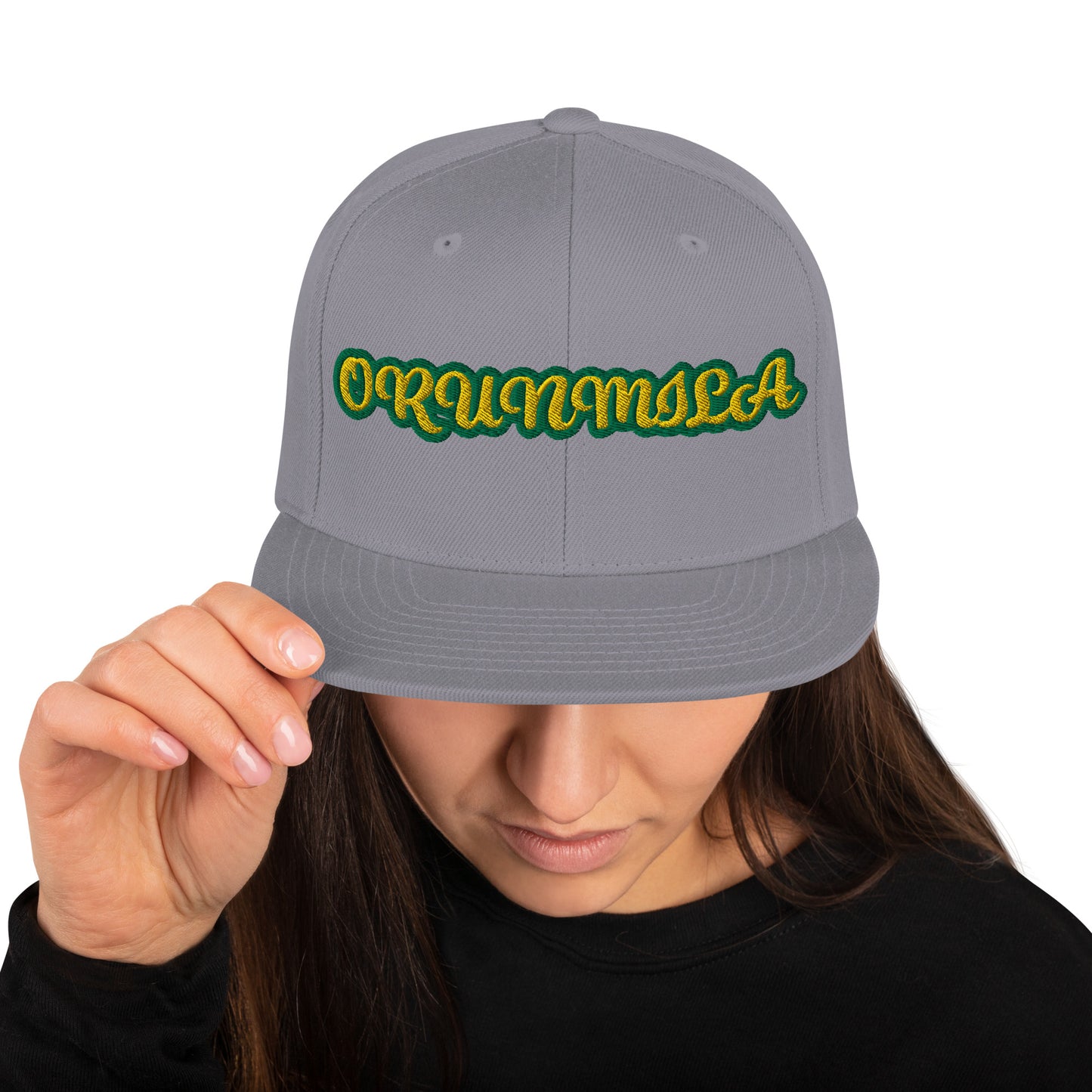 Orunmila Lucumi Reverse Script Snapback Hat