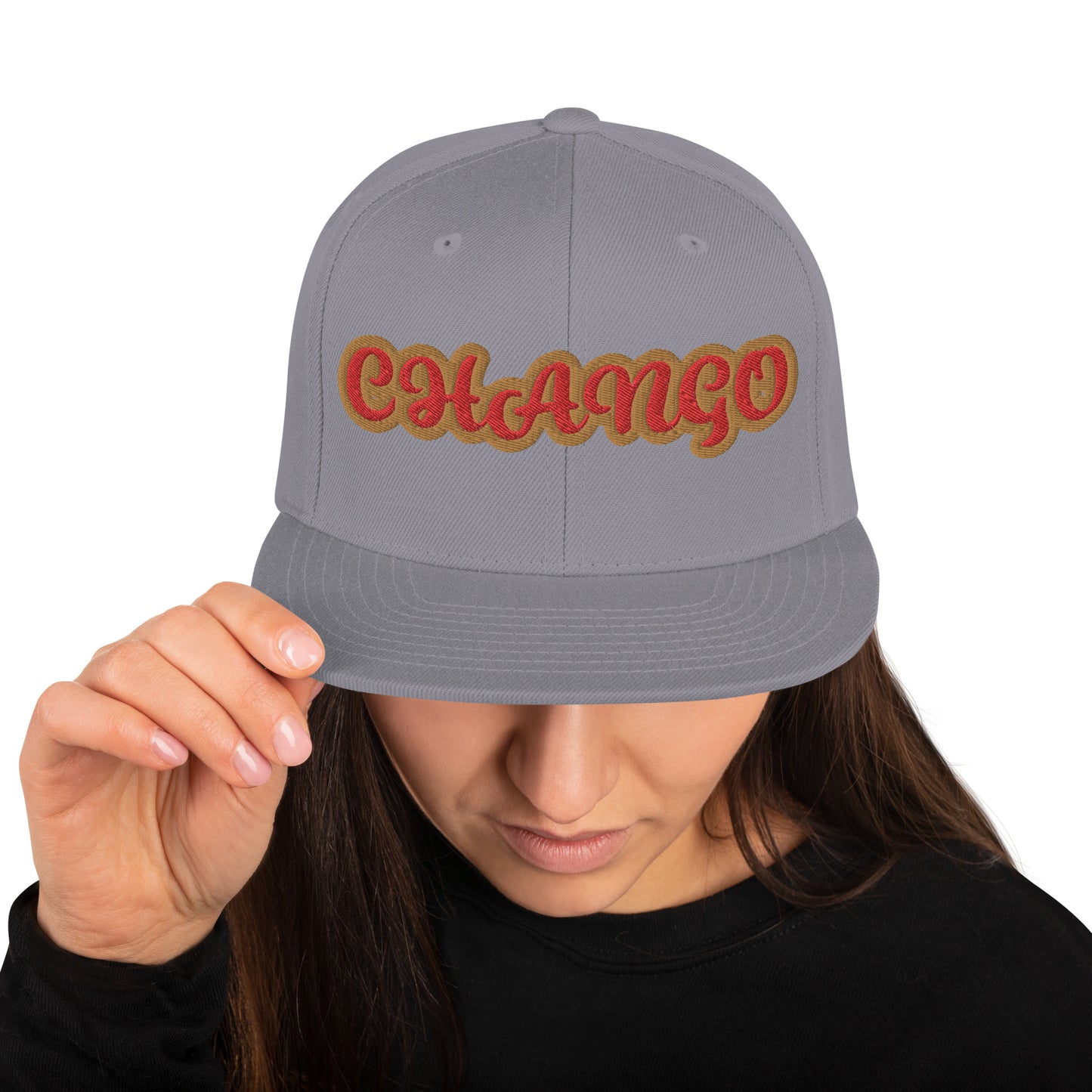 Chango Oro 1 Script Snapback Hat
