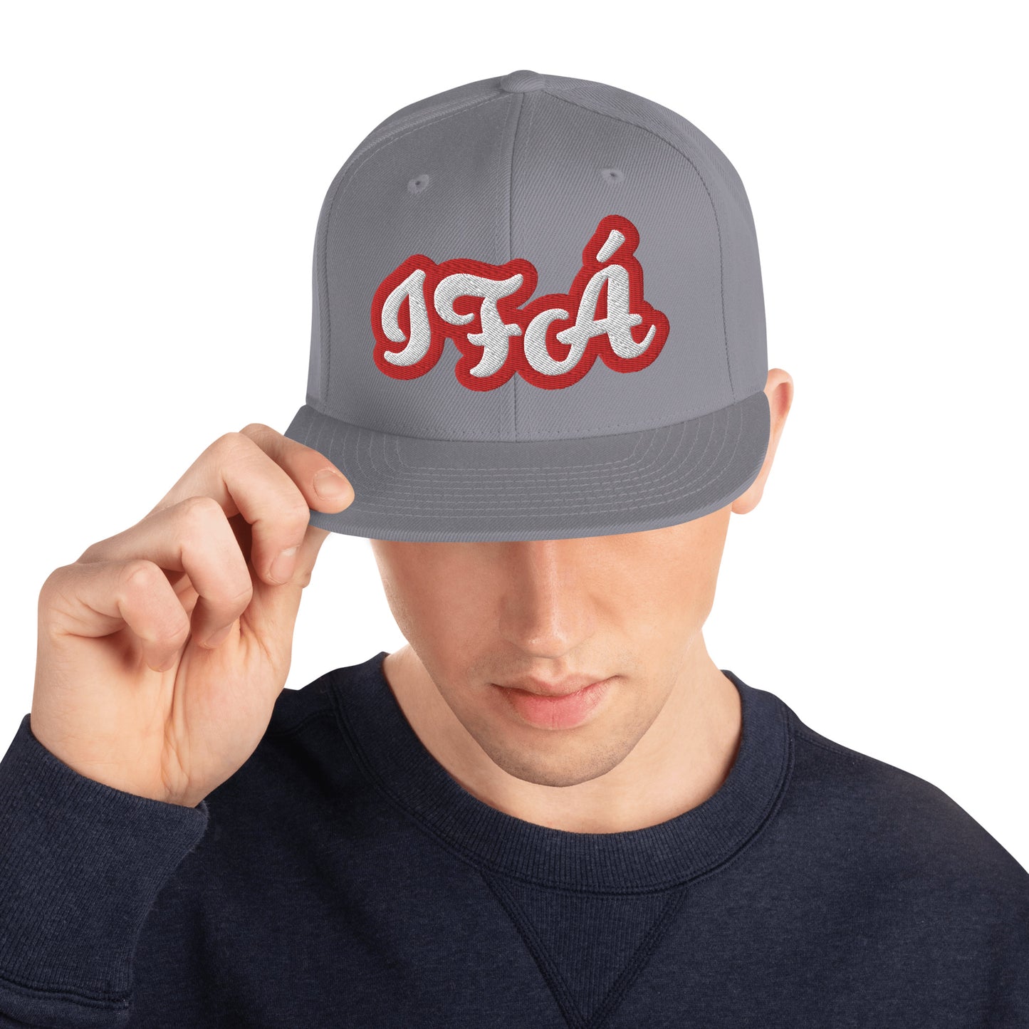 IFÁ Red 5 Script Snapback Hat