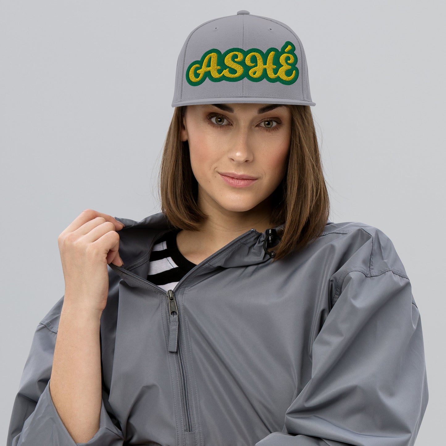 Ashé Lucumi Reverse Script Snapback hat