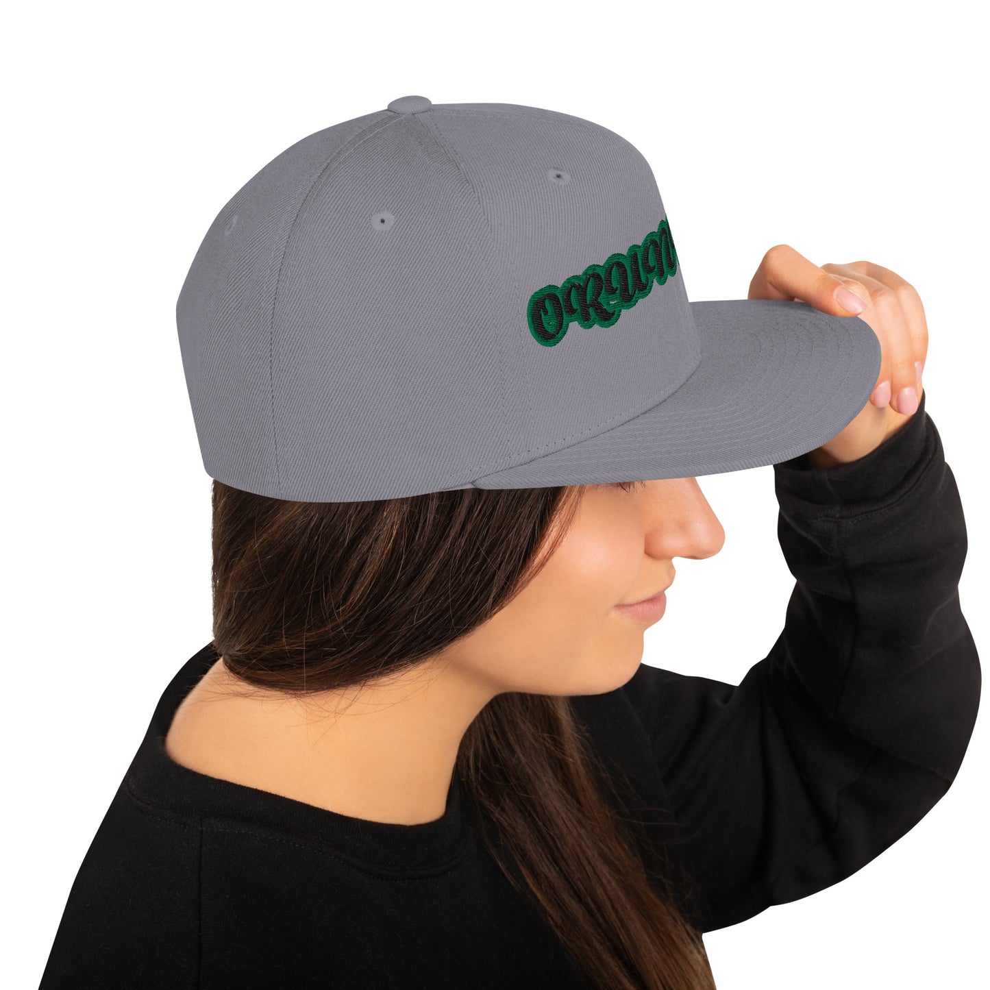 Orunmila Ájé Ju Ogun 2 Reverse Script Snapback Hat