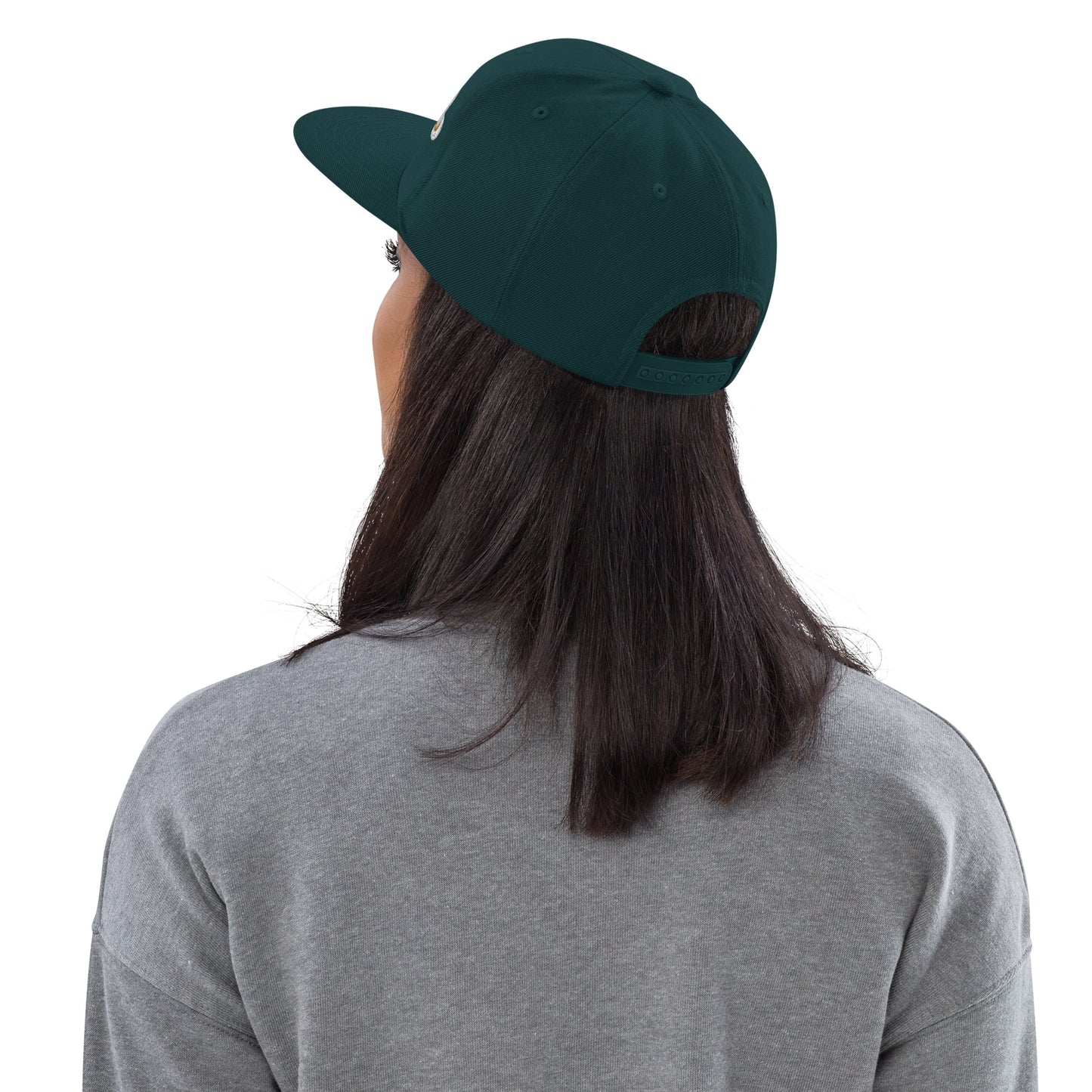 Queen Reverse Script Snapback hat