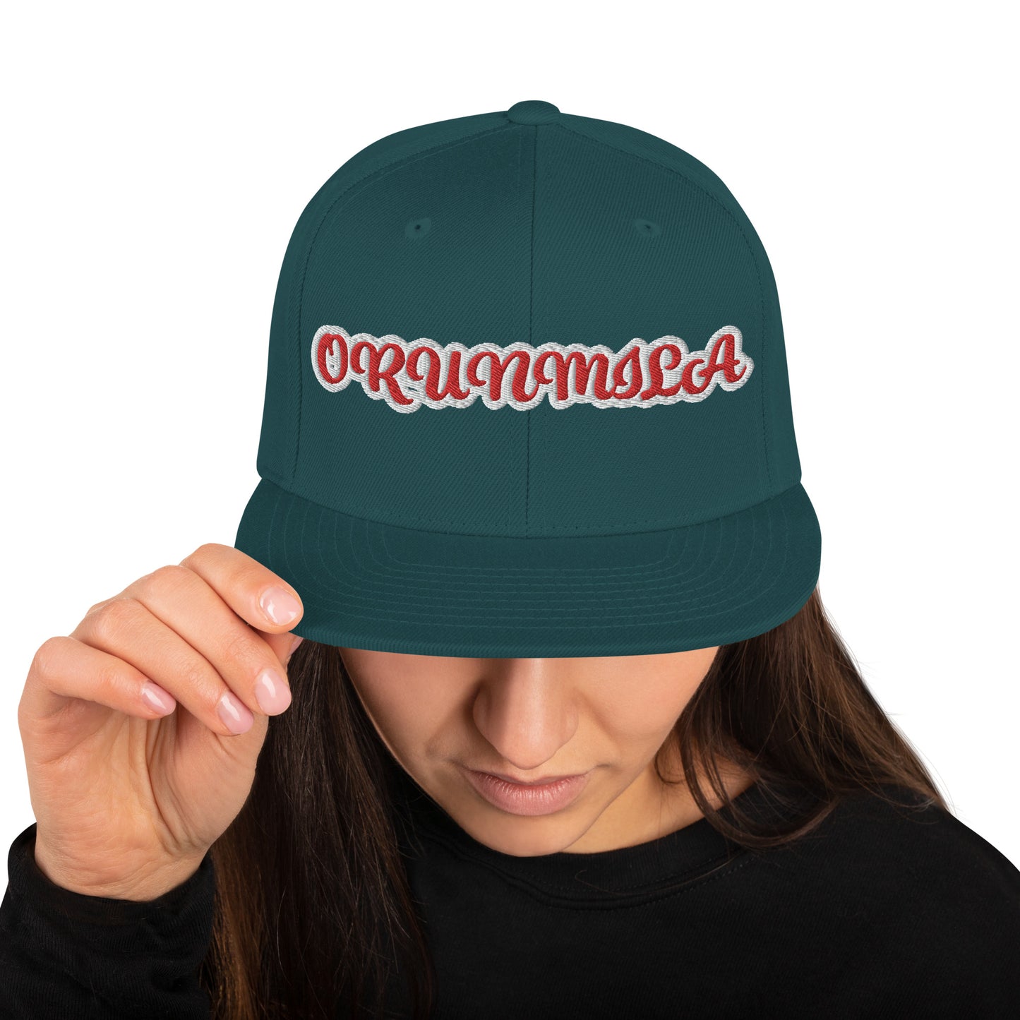 Orunmila Ájé Ju Ogun 5 Reverse Script Snapback Hat
