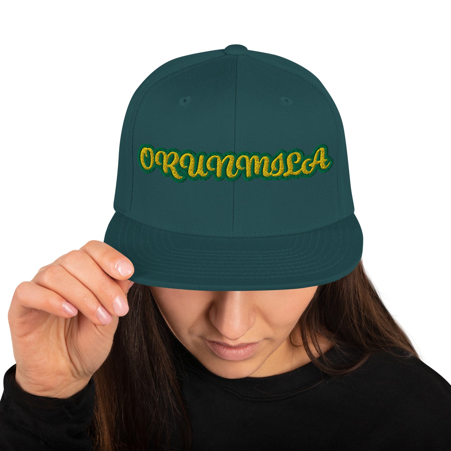 Orunmila Lucumi Reverse Script Snapback Hat