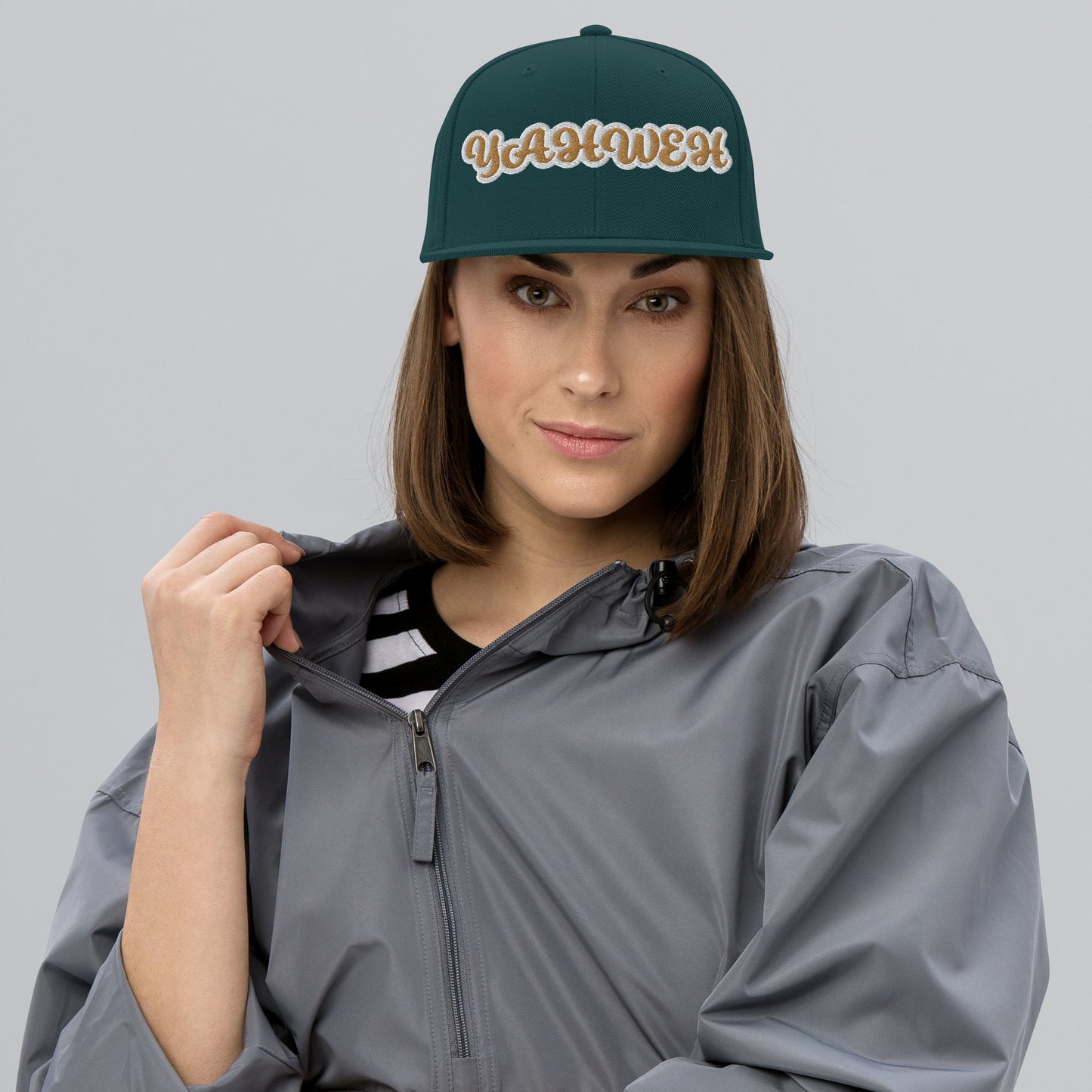 Yahweh 1 Reverse Script Snapback hat