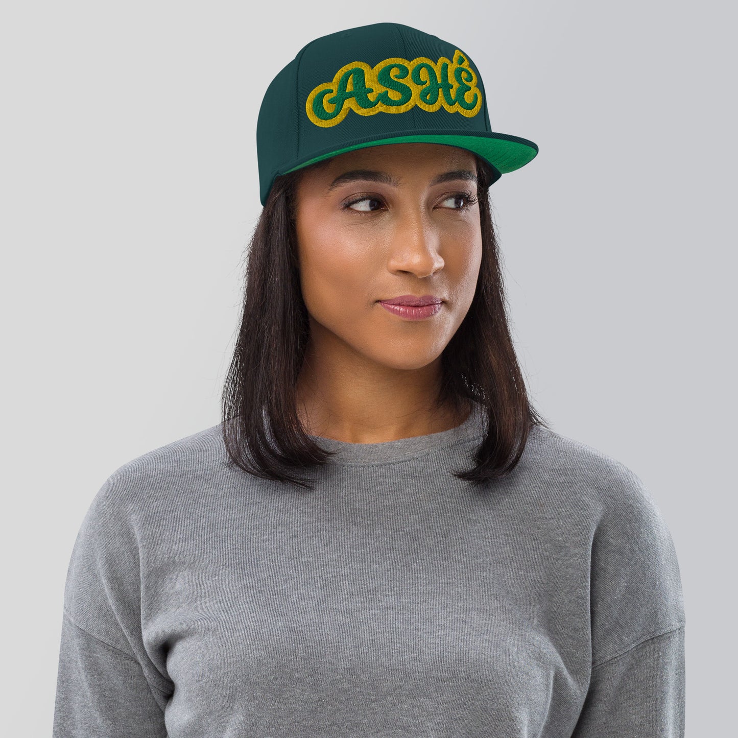Ashé Lucumi Script Snapback hat