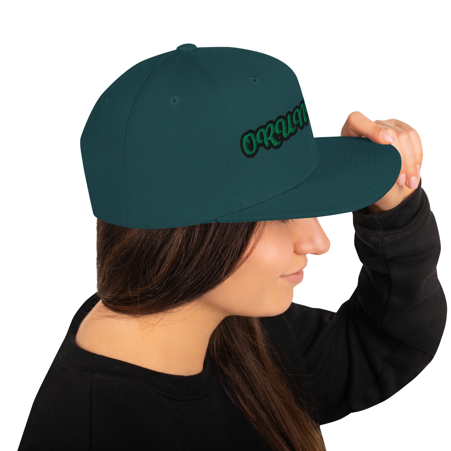 Orunmila Ájé Ju Ogun 2 Script Snapback Hat