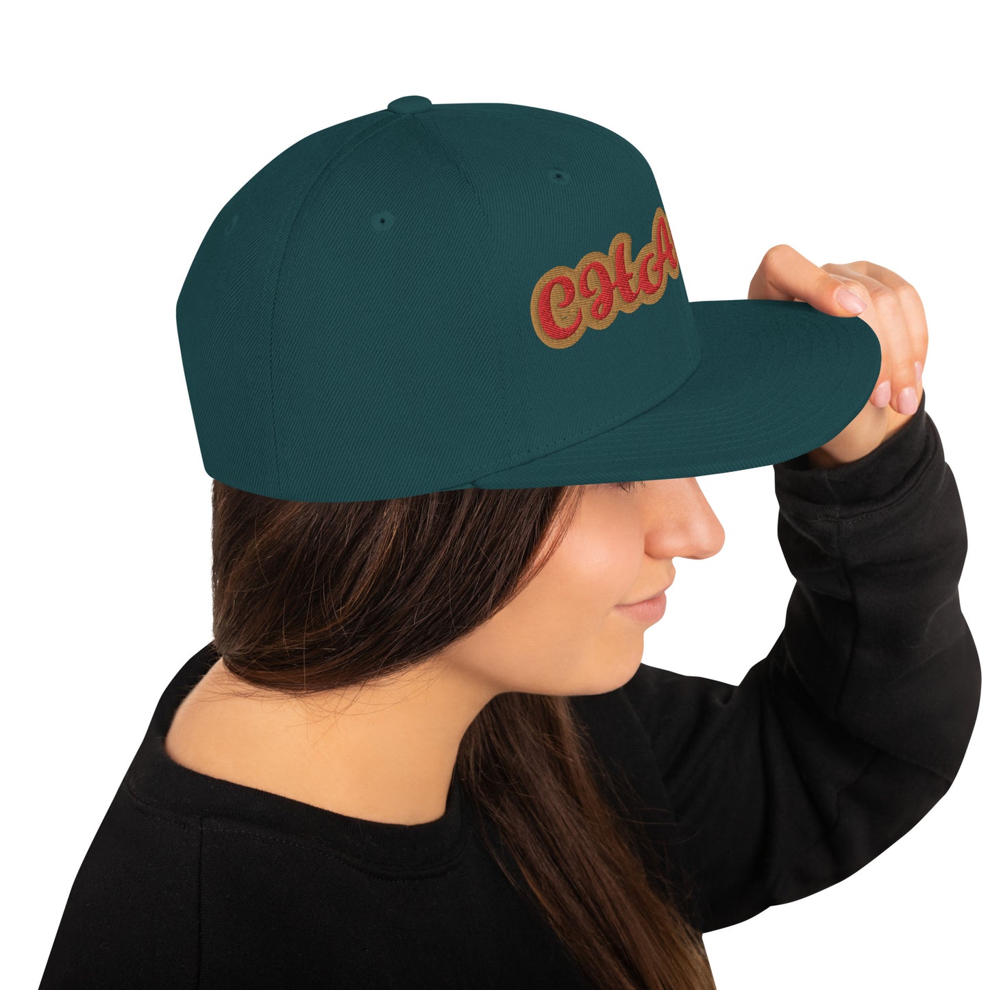 Chango Oro 1 Script Snapback Hat