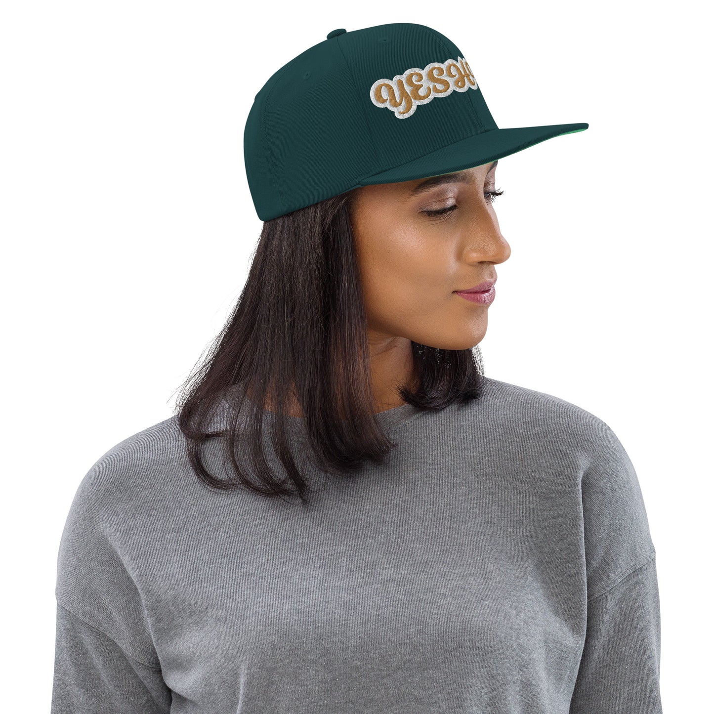 Yeshua 1 Reverse Script Snapback hat