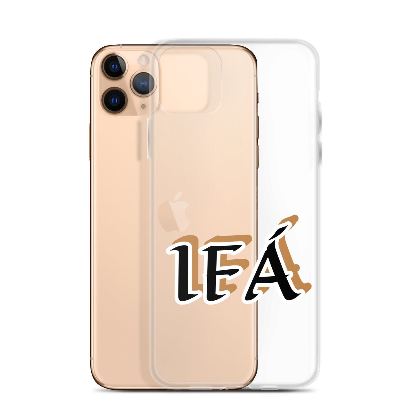 Ifa Black/Gold Clear Case for iPhone®