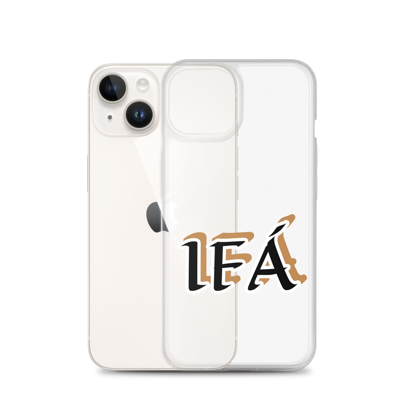 Ifa Black/Gold Clear Case for iPhone®