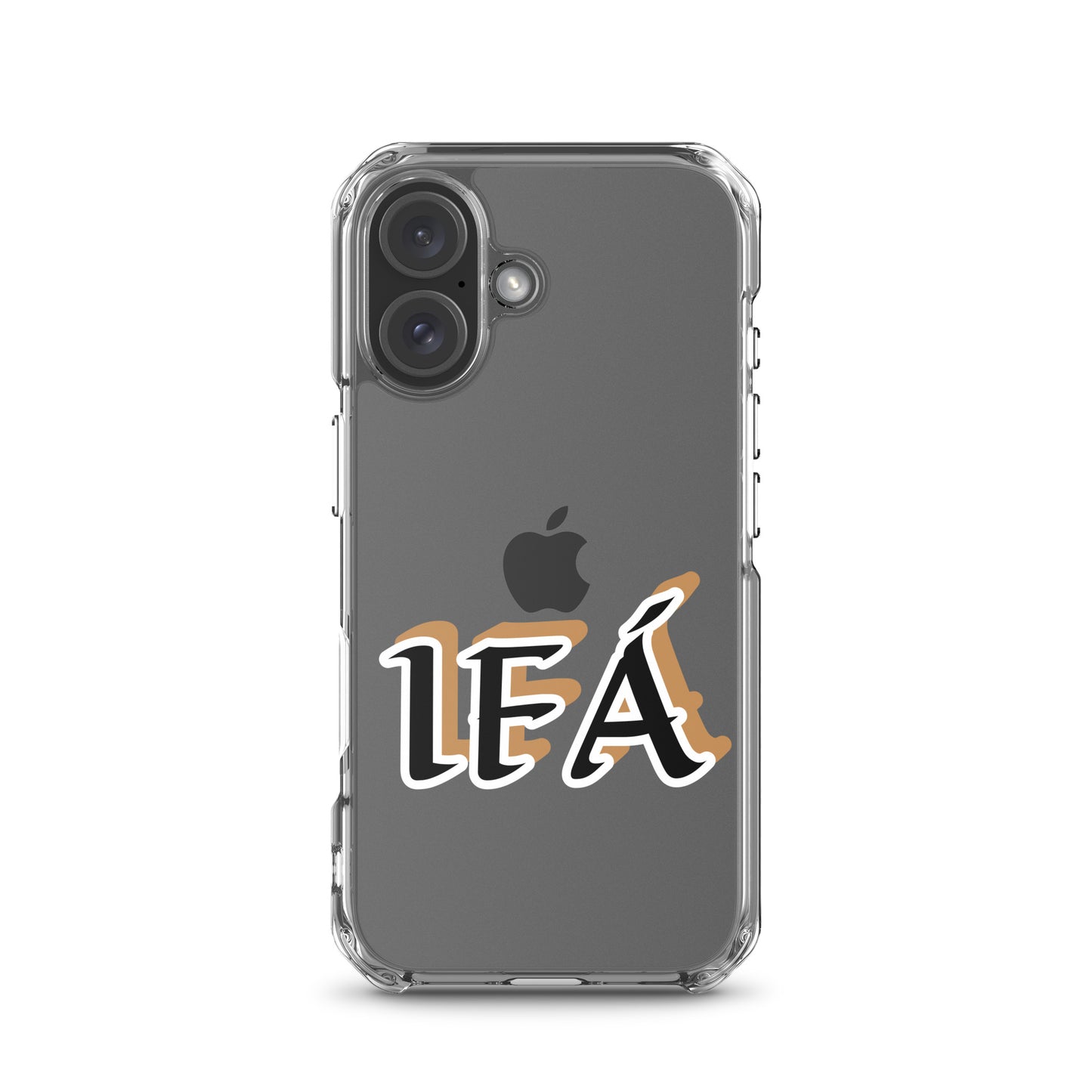 Ifa Black/Gold Clear Case for iPhone®