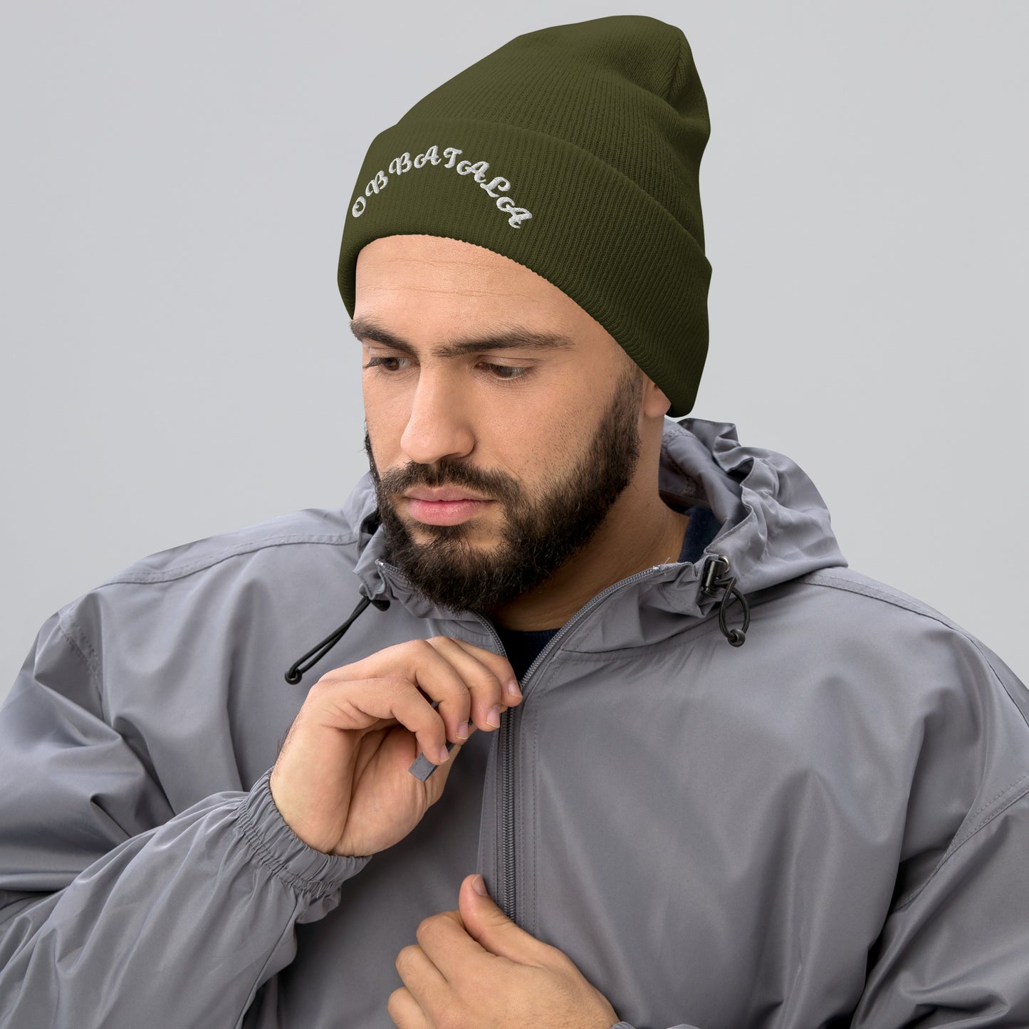 Obbatala arched Cuffed Beanie