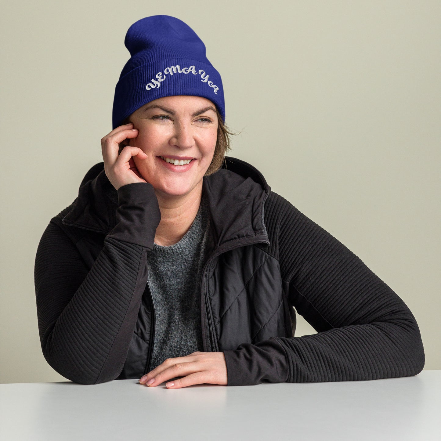 Yemaya arched Cuffed Beanie