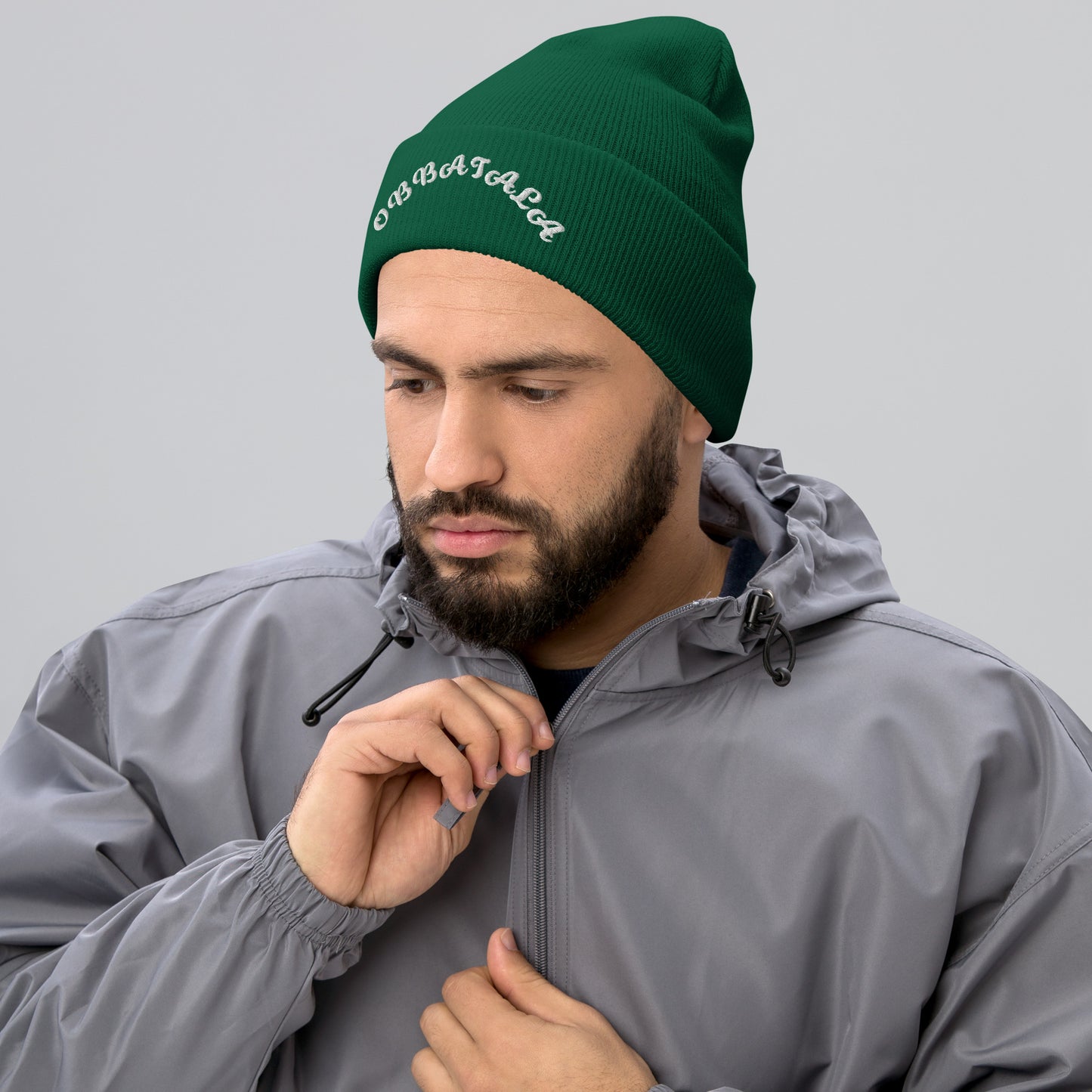 Obbatala arched Cuffed Beanie