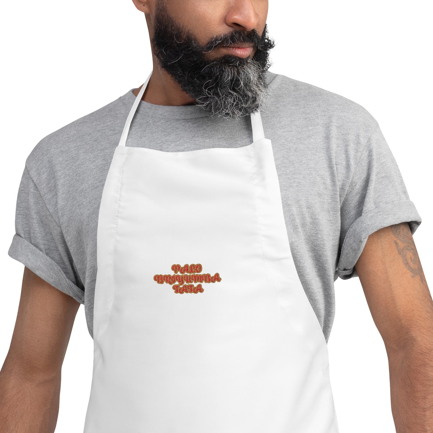 Palo Briyumba Tata Embroidered Apron