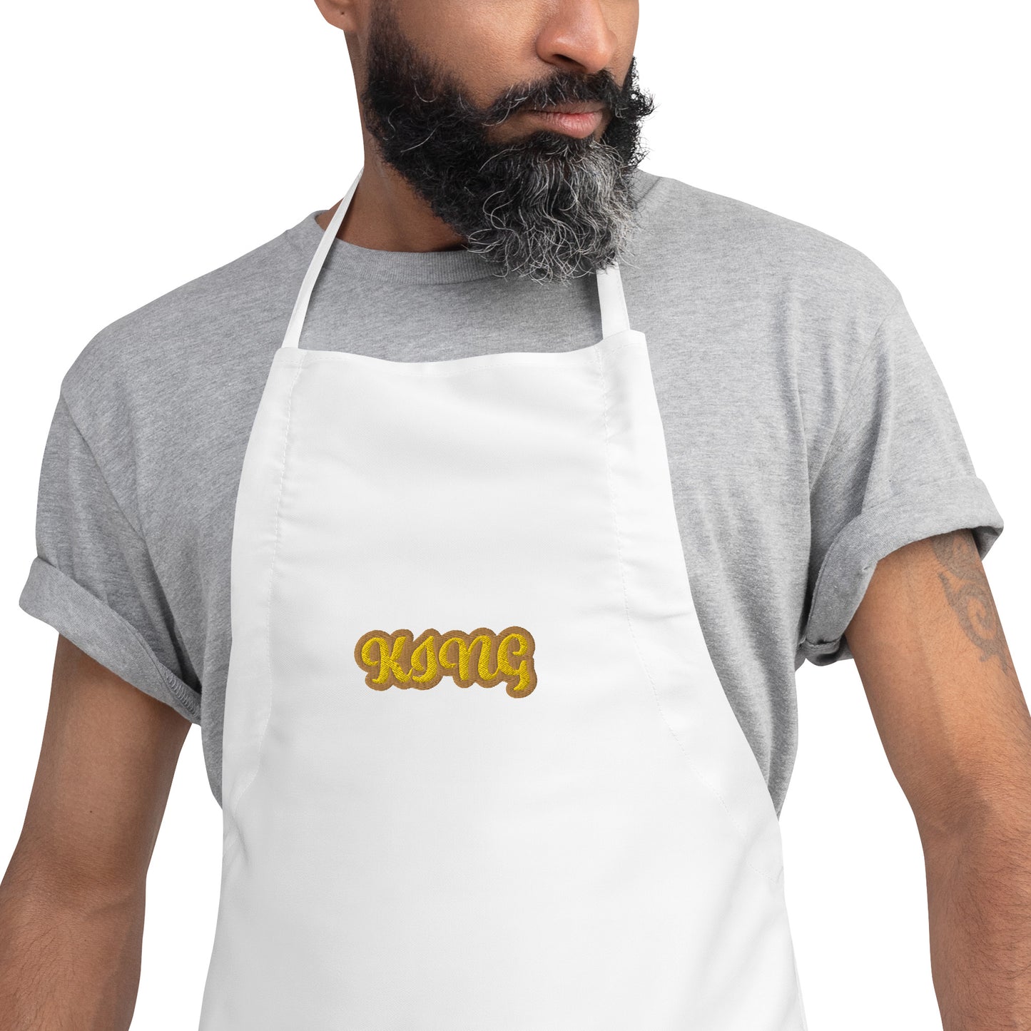 King 4 Embroidered Apron