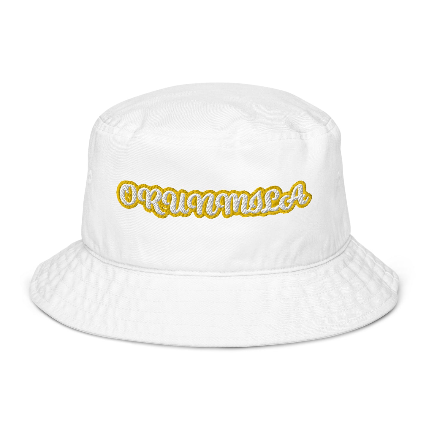 Orunmila Aje Ju Ogun Lucumi Organic bucket hat