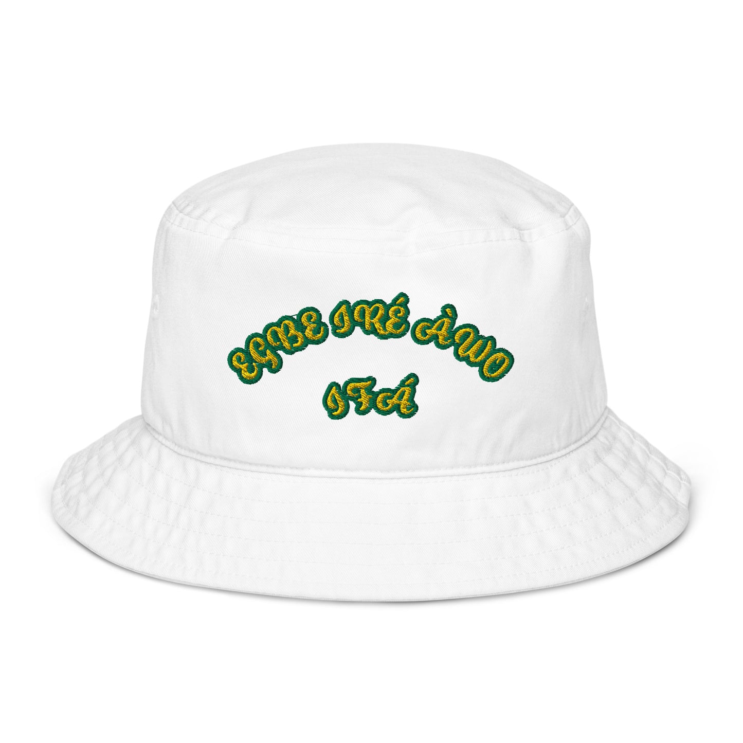 EGBE IRE AWO IFA Lucumi reverse Organic bucket hat