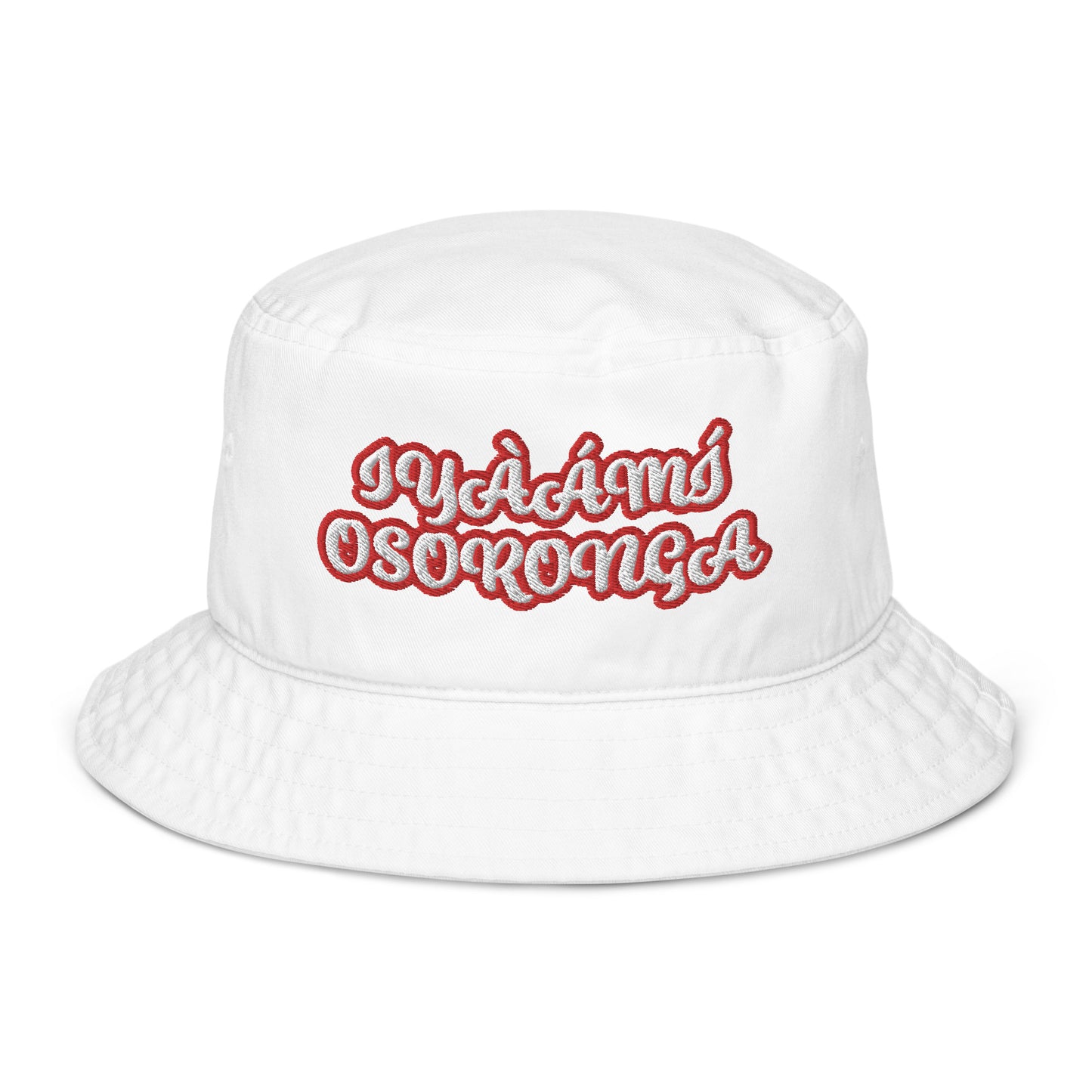 Iyaami Osoronga 1 organic bucket hat