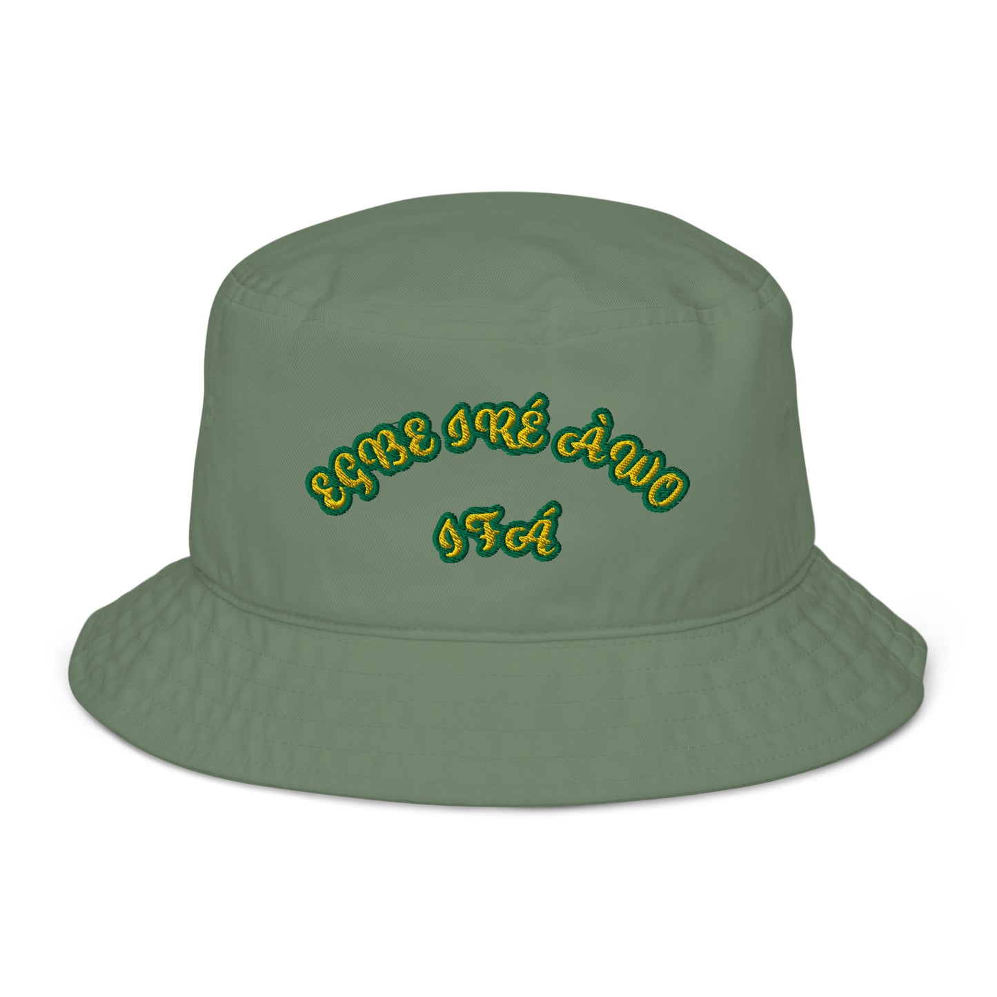 EGBE IRE AWO IFA Lucumi reverse Organic bucket hat