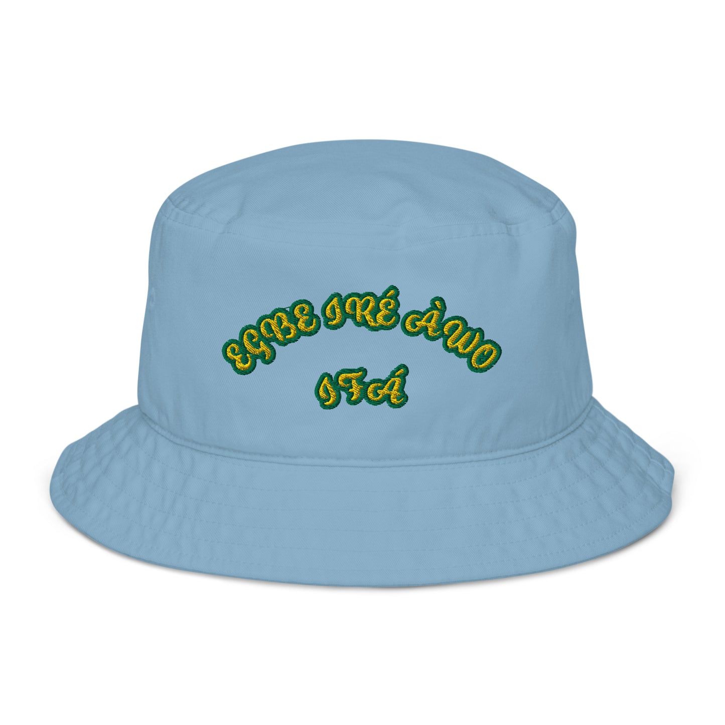 EGBE IRE AWO IFA Lucumi reverse Organic bucket hat