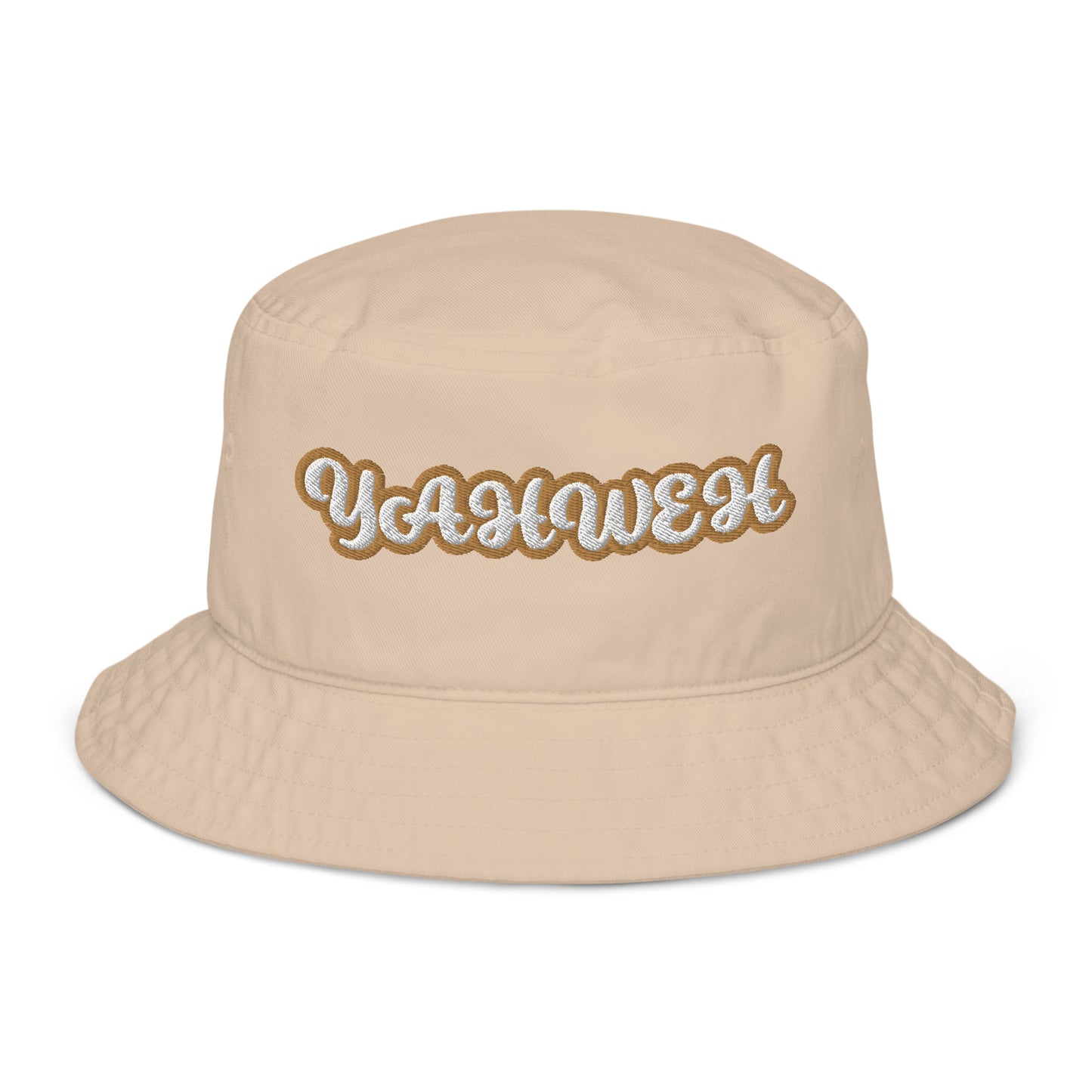 YAHWEH Script Organic bucket hat